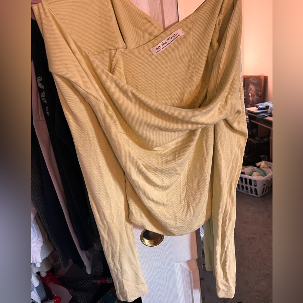 off the shoulder long sleeve